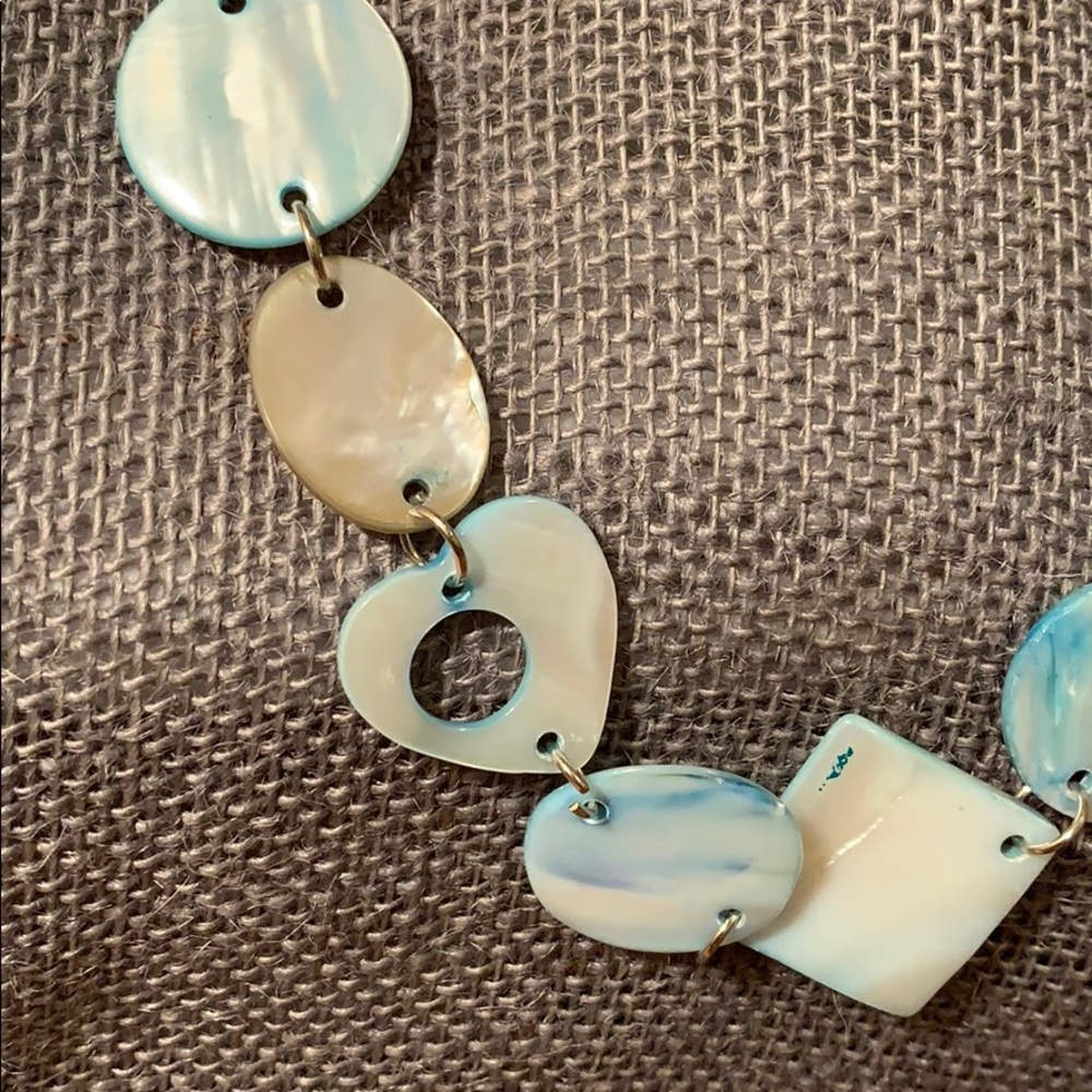 Geometric Shell Necklace - image 2